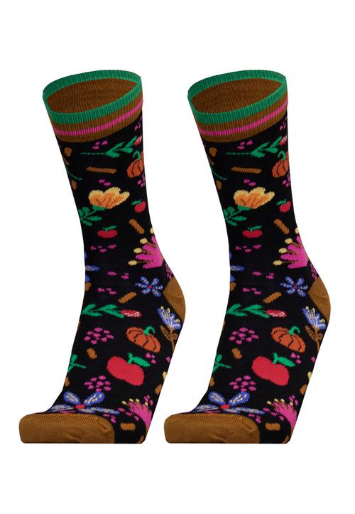 Rückansicht von UphillSport 'AUTUMN GARDEN' 2er Pack Freizeitsocken Black