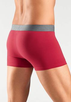 Rückansicht von S.OLIVER Boxer Boxershorts Herren petrol schwarz blau rot