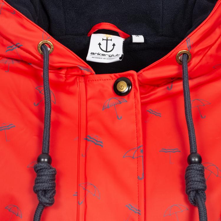 ANKERGLUT ANKERGLUT ANKERGLUTMEER Regenjacke Damen - red - 0 | SportScheck