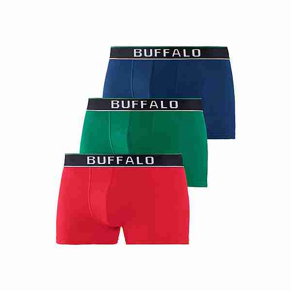 Buffalo Boxer Boxershorts Herren rot, grün, blau