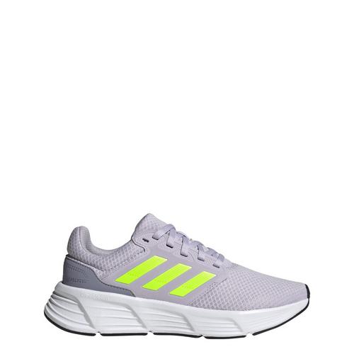 Rückansicht von adidas Galaxy 6 Laufschuh Laufschuhe Damen Silver Dawn / Lucid Lemon / Silver Violet