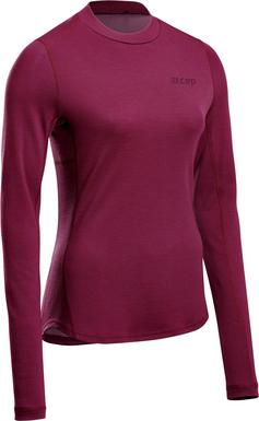 CEP Merino Cold Weather Shirt Longsleeve Laufshirt Damen purple