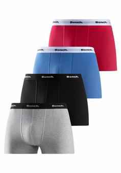 Bench Boxer Boxershorts Herren royalblau, grau-meliert, rot, schwarz