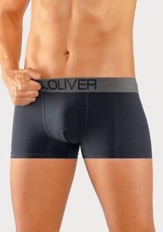 Rückansicht von S.OLIVER Boxer Boxershorts Herren türkis, hellblau, marine, royalblau