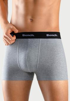 Rückansicht von Bench Boxer Boxershorts Herren royalblau, grau-meliert, rot, schwarz