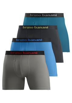 BRUNO BANANI Boxer Boxershorts Herren grau türkis schwarz petrol