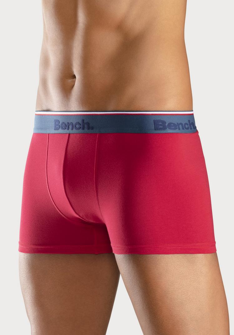 Bench Bench Boxer Unterhose Herren - rot - blau - anthrazit - schwarz - 3 | SportScheck
