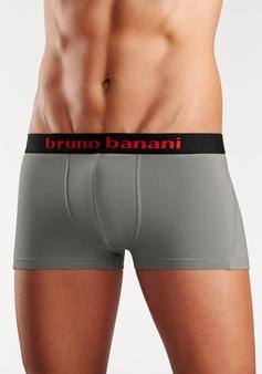 Rückansicht von BRUNO BANANI Hipster Hipster Herren grau türkis schwarz petrol
