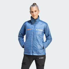 Rückansicht von adidas Terrex Xperior Varilite PrimaLoft Jacke Funktionsjacke Damen Wonder Steel