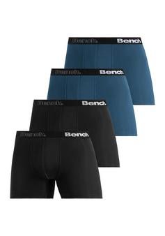 Bench Langer Boxer Boxershorts Herren schwarz blau