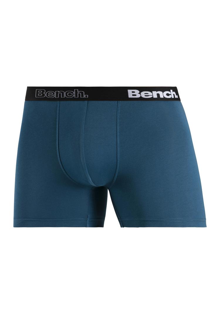 Bench Bench Langer Boxer Unterhose Herren - schwarz - blau - 2 | SportScheck