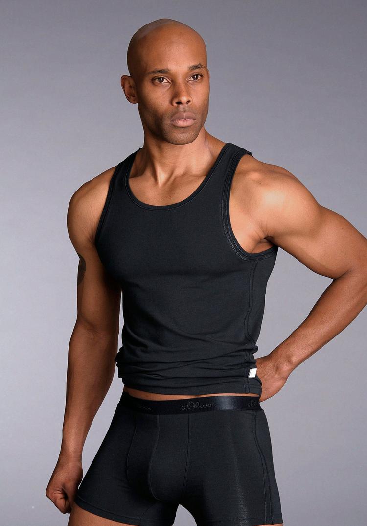 S.OLIVER S.OLIVER Unterhemd Unterhemd Herren - schwarz - 0 | SportScheck