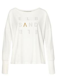 ELBSAND Longsleeve Longshirt Damen - wei&szlig;