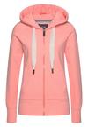 ELBSAND Kapuzensweatjacke Sweatjacke Damen - koralle meliert