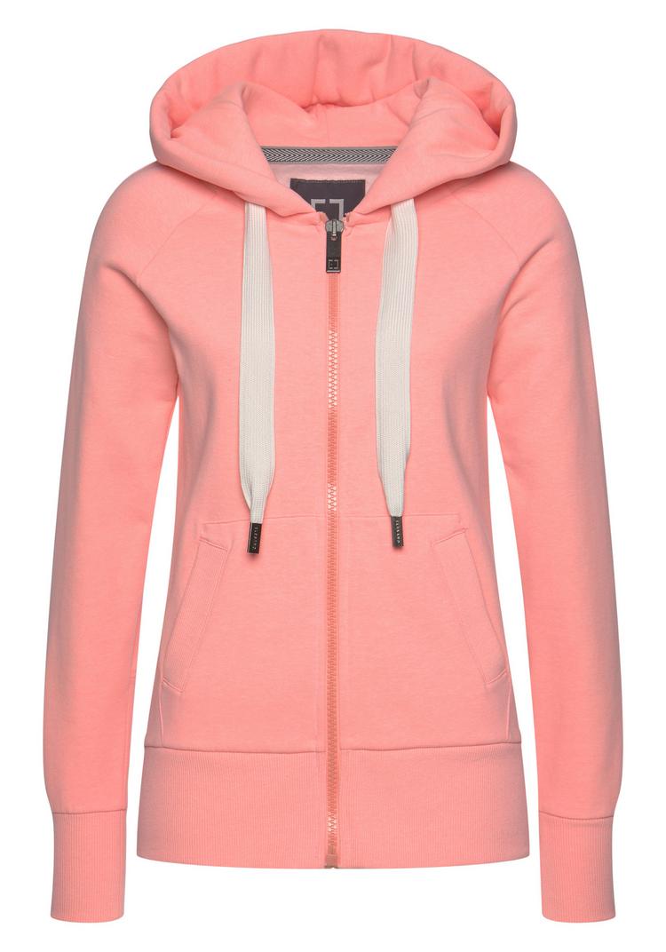 ELBSAND ELBSAND Kapuzensweatjacke Sweatjacke Damen - koralle meliert - 0 | SportScheck