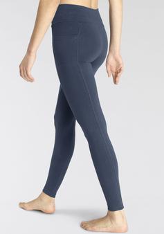 Rückansicht von Vivance Leggings Leggings Damen blau