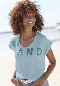 Rückansicht von ELBSAND T-Shirt T-Shirt Damen türkis
