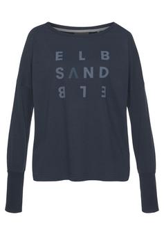 ELBSAND Longsleeve Longshirt Damen marine