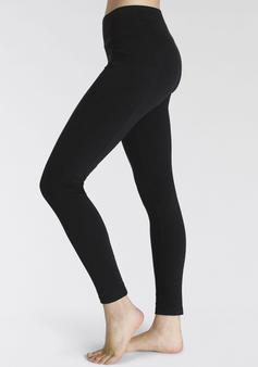 Rückansicht von Vivance Leggings Leggings Damen schwarz