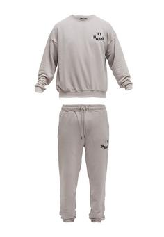 Tom Barron Trainingsanzug Herren grau