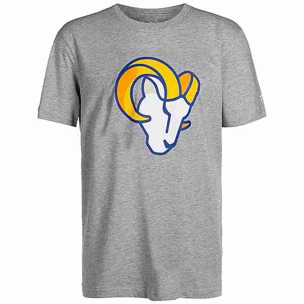 Fanatics NFL Crew Los Angeles Rams T-Shirt Herren grau / gelb