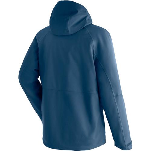 Rückansicht von Maier Sports AerialMove Fleecejacke Herren Indigo