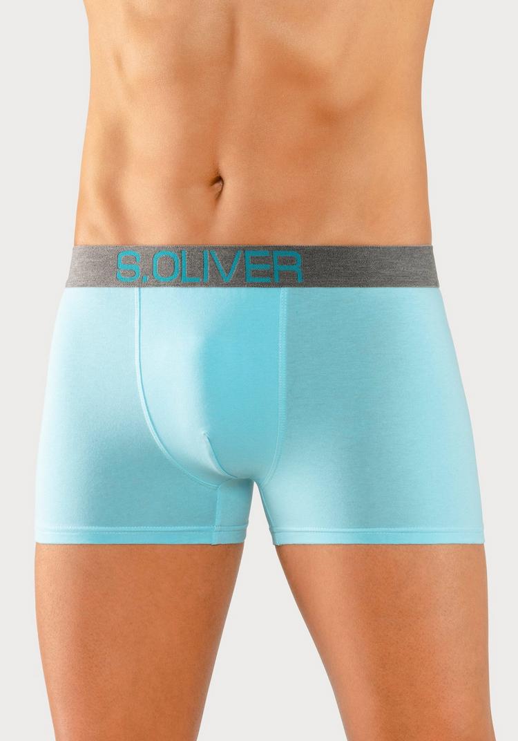S.OLIVER S.OLIVER Boxer Unterhose Herren - t&uuml;rkis - hellblau - marine  - k&ouml;nigsblau - 3 | SportScheck