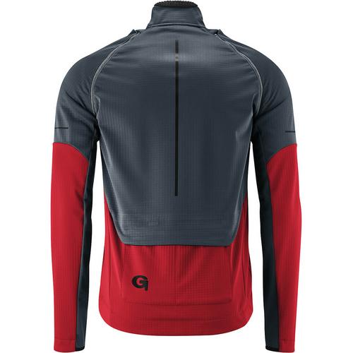 Rückansicht von Gonso Canosio Fahrradjacke Herren Rot