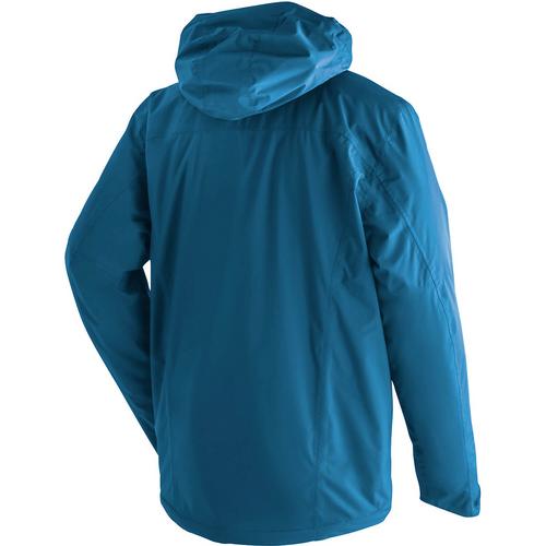 Rückansicht von Maier Sports MetorThermRec Fleecejacke Herren Indigo