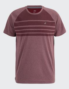 JOY sportswear TINO T-Shirt Herren redwood melange