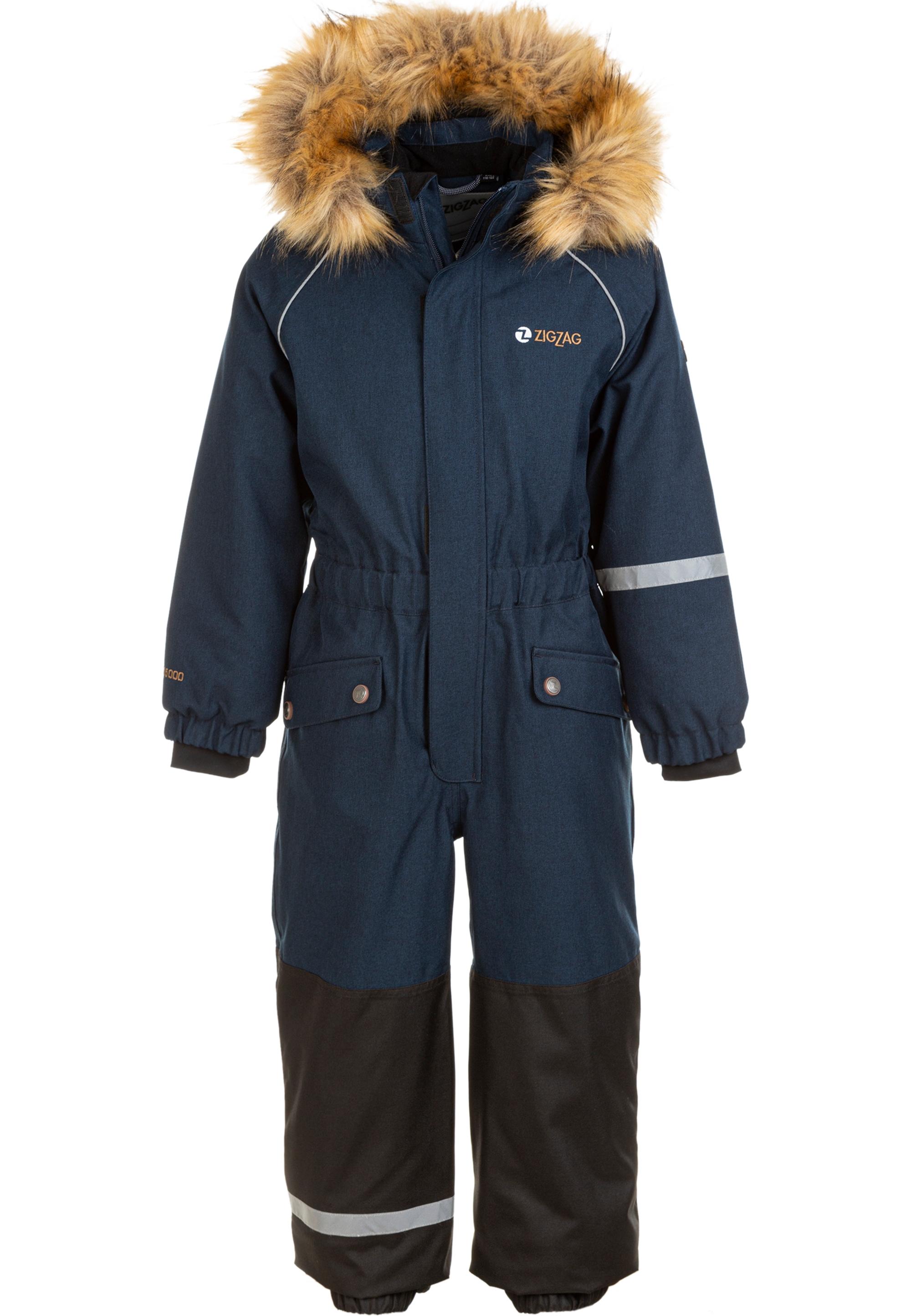 ZigZag Kingo Melange Coverall Skianzug Kinder 2048 Navy Blazer
