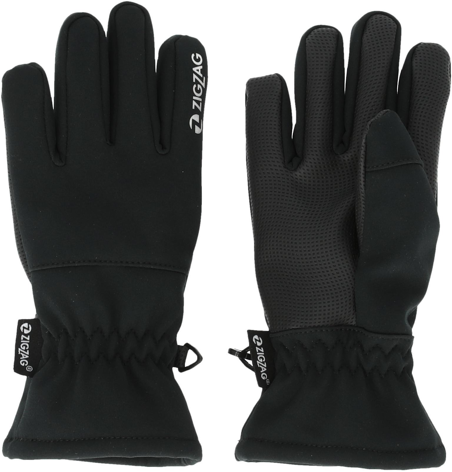 ZigZag Santiay Fingerhandschuhe Kinder 1001 Black