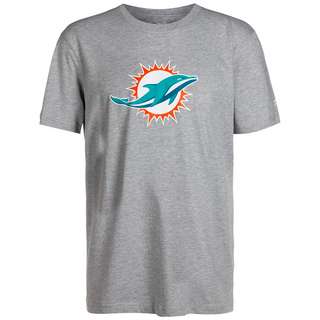 Fanatics NFL Crew Miami Dolphins T-Shirt Herren grau / hellblau