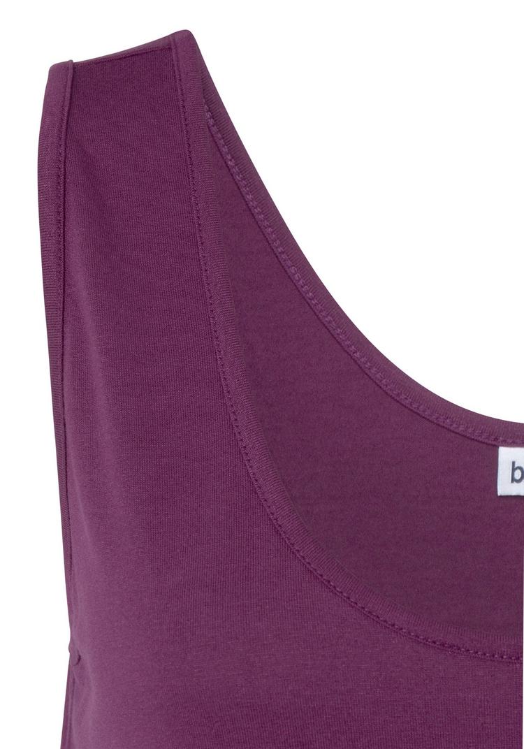 BEACH TIME BEACH TIME Tanktop Tanktop Damen - lila+wei&szlig; - 1 | SportScheck