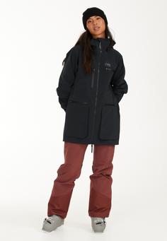 Rückansicht von SOS Silverton Skijacke Damen 1001 Black