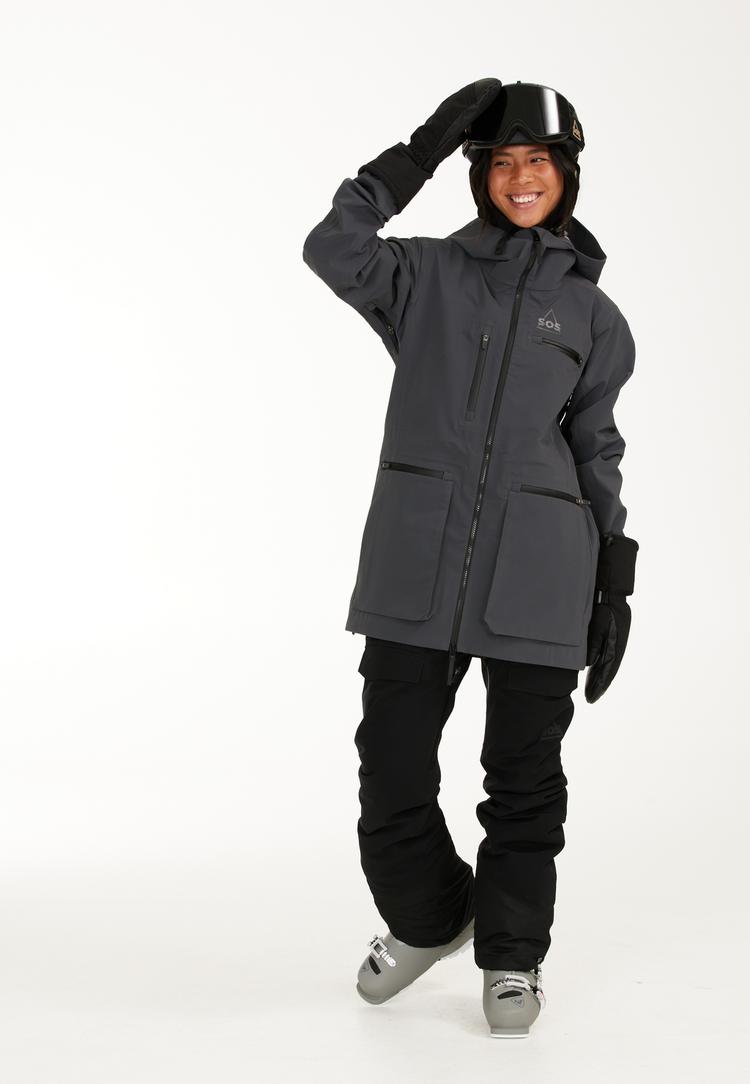 SOS SOS Silverton Skijacke Damen - 1051 Asphalt - 0 | SportScheck