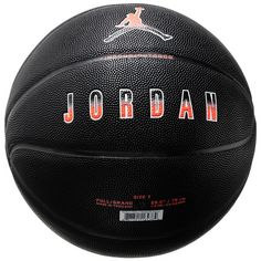 Rückansicht von Nike Jordan Ultimate 2.0 8P Basketball Herren schwarz / rot