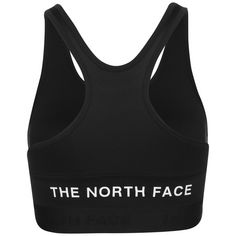 Rückansicht von The North Face Mountain Athletics BH Damen schwarz / weiß