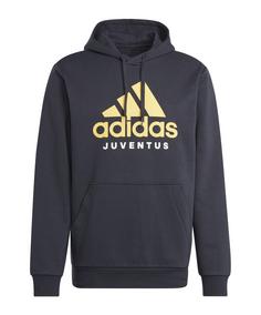 adidas Juventus Turin DNA Hoody Sweatshirt schwarz