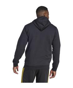 Rückansicht von adidas Juventus Turin DNA Hoody Sweatshirt schwarz