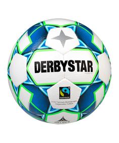 Derbystar Gamma TT v20 Trainingsball Fußball weissblaugruen