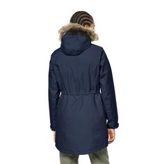 Rückansicht von Jack Wolfskin WINTERFROST INS PARKA W Parka Damen night blue