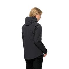 Rückansicht von Jack Wolfskin FELDBERG 3IN1 JKT W Doppeljacke Damen black