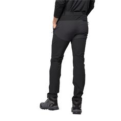 Rückansicht von Jack Wolfskin ZIEGSPITZ PANTS M Wanderhose Herren black