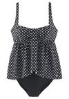 Lascana Badeanzug Badeanzug Damen - schwarz-wei&szlig;