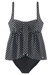 Lascana Badeanzug Badeanzug Damen - schwarz-wei&szlig;