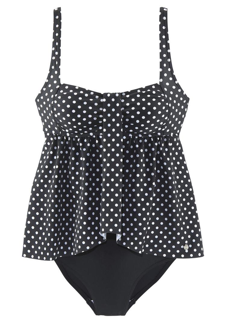 Lascana Lascana Badeanzug Badeanzug Damen - schwarz-wei&szlig; - 0 | SportScheck