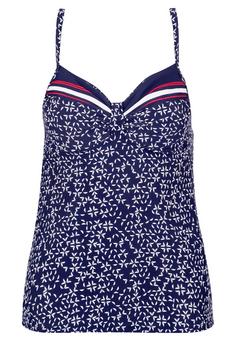 Lascana Bügel-Tankini-Top Tankini Oberteil Damen marine-bedruckt