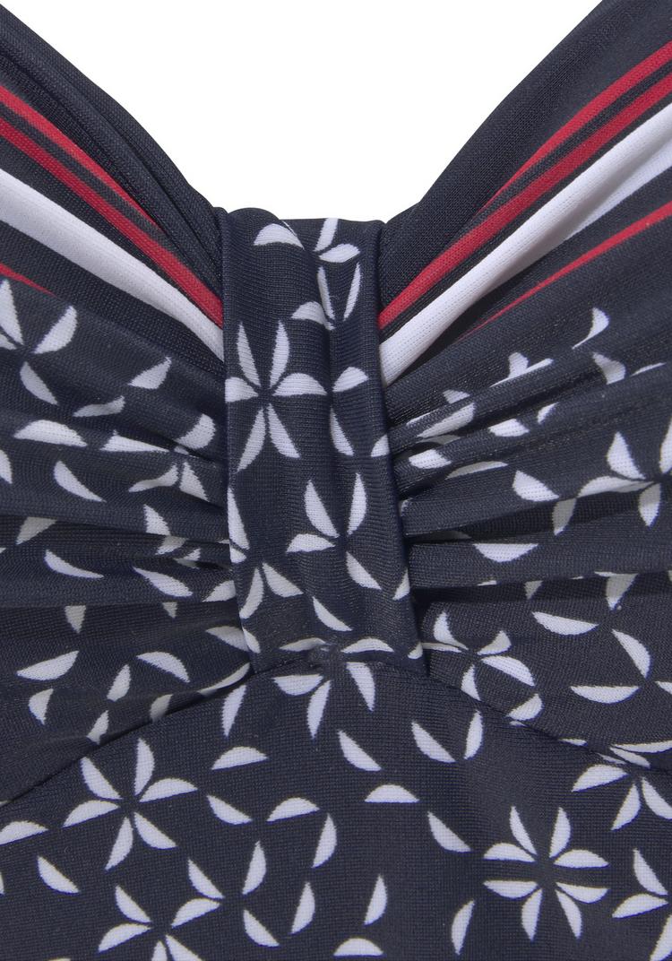 Lascana Lascana B&uuml;gel-Tankini-Top Bikini Oberteil Damen - marine-bedruckt - 1 | SportScheck
