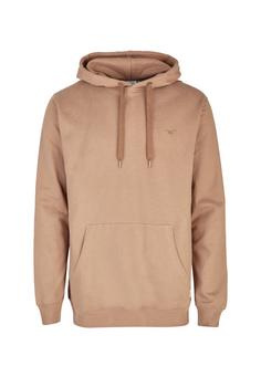 Cleptomanicx Ligull Hoodie Herren Deep Taupe